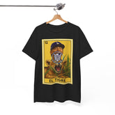 Yamamoto El Tigre Loteria Card Tee Shirt - Unisex Heavy Cotton Casual Fit